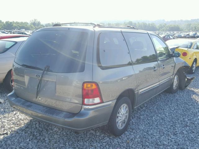 2FMZA5249YBB43276 - 2000 FORD WINDSTAR S GRAY photo 4