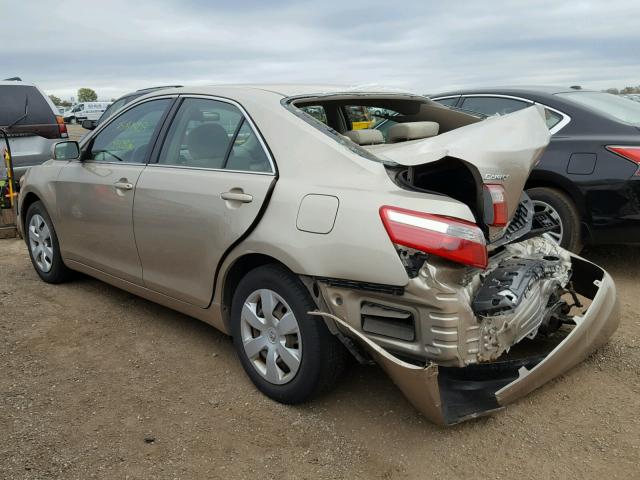 4T1BE46K97U595648 - 2007 TOYOTA CAMRY NEW GOLD photo 3