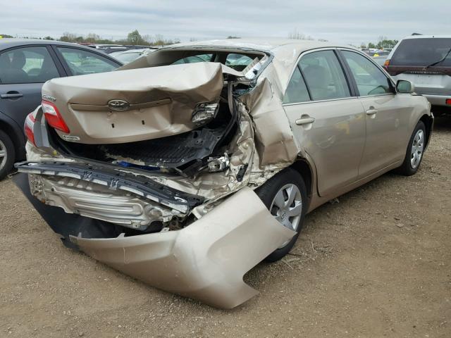 4T1BE46K97U595648 - 2007 TOYOTA CAMRY NEW GOLD photo 4