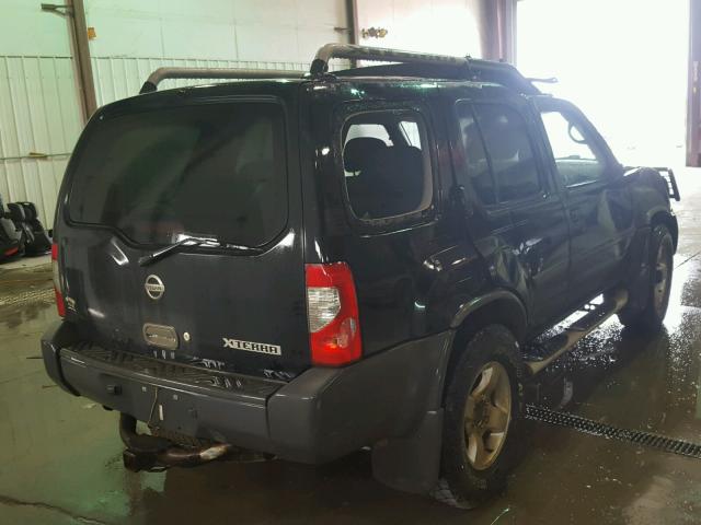 5N1ED28Y04C610559 - 2004 NISSAN XTERRA XE BLACK photo 4