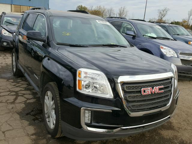 2GKFLTEK0H6318317 - 2017 GMC TERRAIN BLACK photo 1