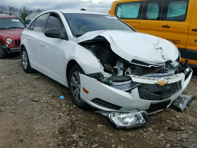 1G1PC5SH2C7289117 - 2012 CHEVROLET CRUZE LS WHITE photo 1