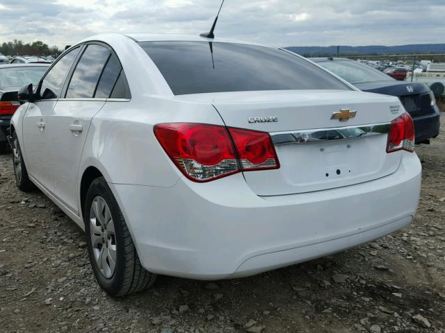 1G1PC5SH2C7289117 - 2012 CHEVROLET CRUZE LS WHITE photo 3