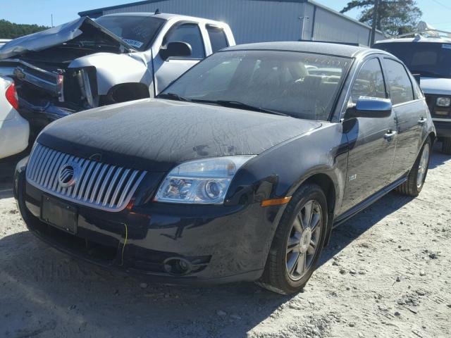 1MEHM42WX8G615396 - 2008 MERCURY SABLE BLACK photo 2