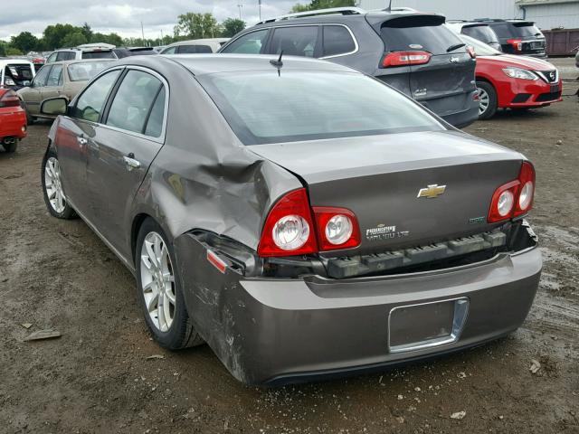 1G1ZE5E01AF173127 - 2010 CHEVROLET MALIBU LTZ 棕色 照片 3