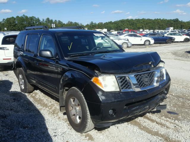 5N1AR18U85C702222 - 2005 NISSAN PATHFINDER BLACK photo 1