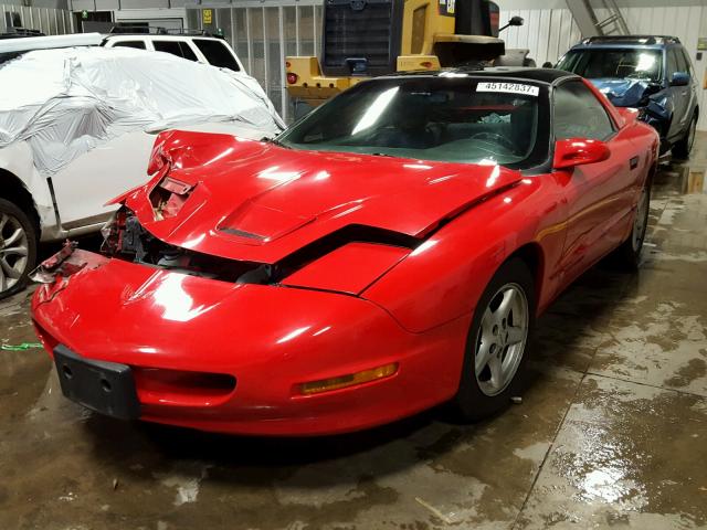 2G2FS22K4T2223468 - 1996 PONTIAC FIREBIRD RED photo 2