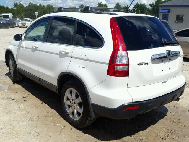 5J6RE38768L008121 - 2008 HONDA CR-V EXL WHITE photo 3