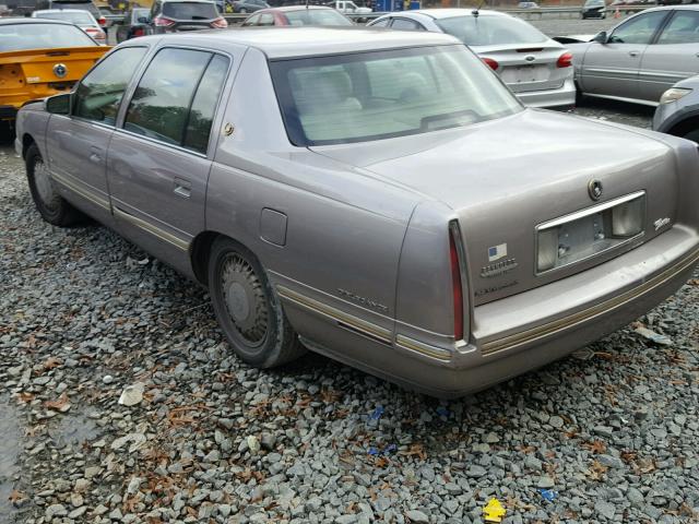 1G6KE54Y0WU773160 - 1998 CADILLAC DEVILLE GRAY photo 3