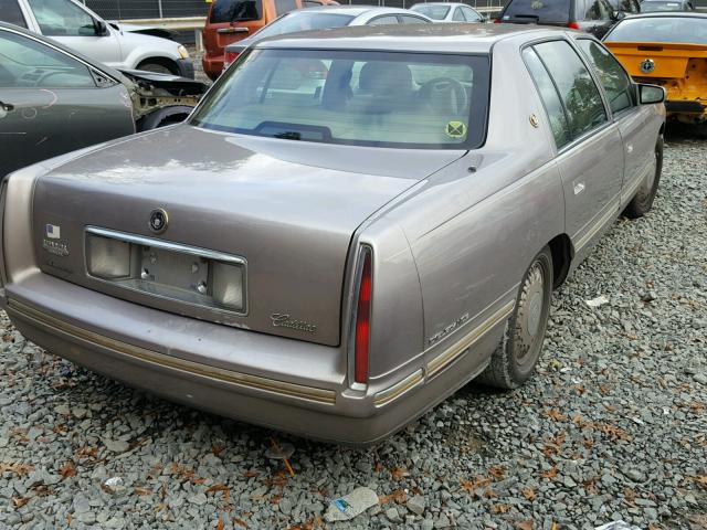 1G6KE54Y0WU773160 - 1998 CADILLAC DEVILLE GRAY photo 4