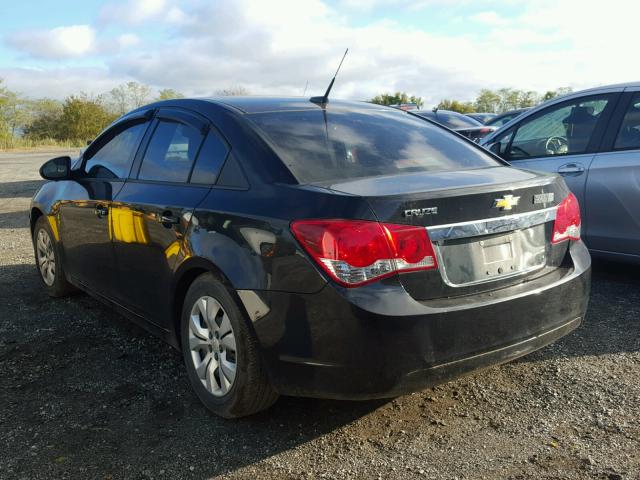 1G1PA5SH5E7464579 - 2014 CHEVROLET CRUZE LS BLACK photo 3