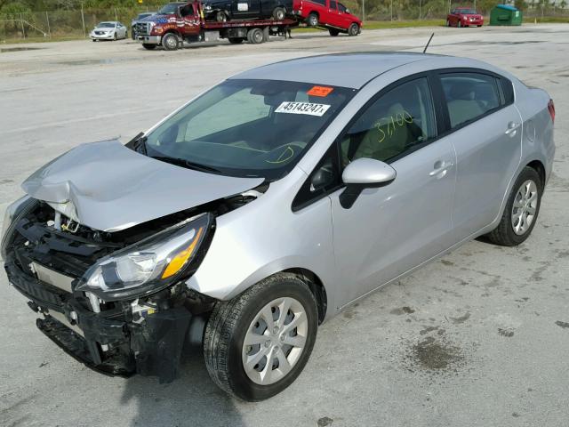 KNADM4A39G6604916 - 2016 KIA RIO LX SILVER photo 3