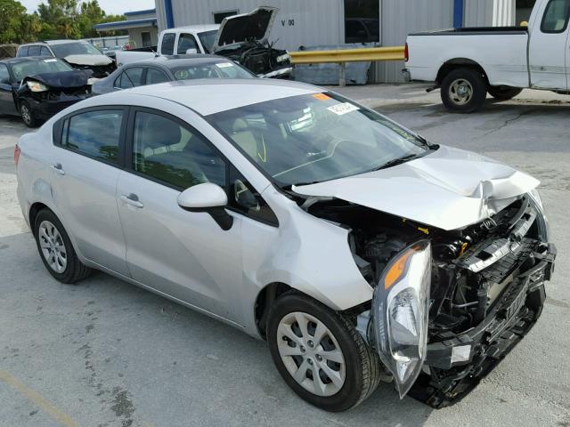 KNADM4A39G6604916 - 2016 KIA RIO LX SILVER photo 4