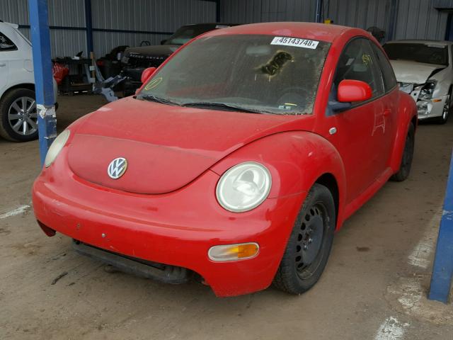 3VWBA21C3XM451762 - 1999 VOLKSWAGEN NEW BEETLE Qırmızı foto 2