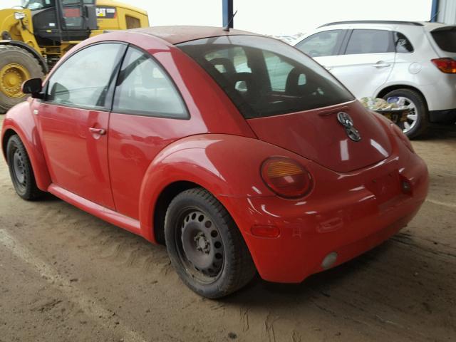 3VWBA21C3XM451762 - 1999 VOLKSWAGEN NEW BEETLE RED photo 3