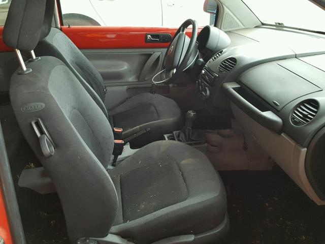 3VWBA21C3XM451762 - 1999 VOLKSWAGEN NEW BEETLE Qırmızı foto 5