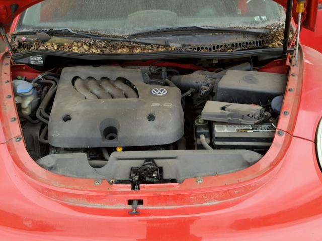 3VWBA21C3XM451762 - 1999 VOLKSWAGEN NEW BEETLE Qırmızı foto 7