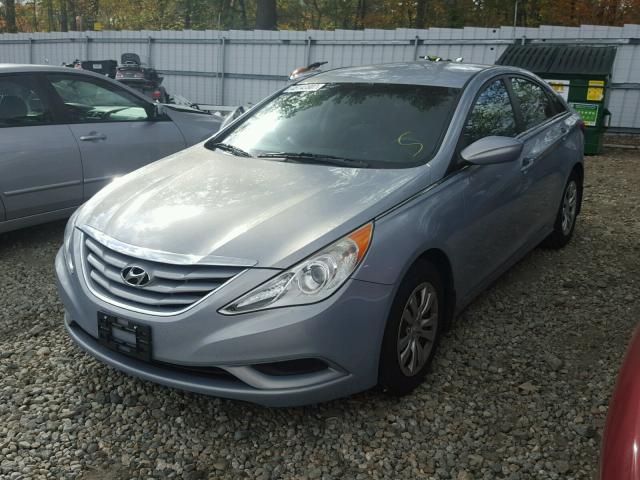 5NPEB4AC3CH498797 - 2012 HYUNDAI SONATA GLS BLUE photo 2