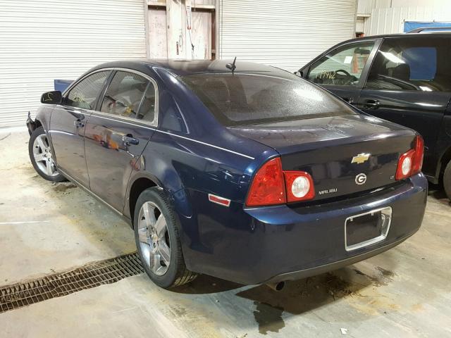 1G1ZH57B89F242607 - 2009 CHEVROLET MALIBU 1LT BLUE photo 3