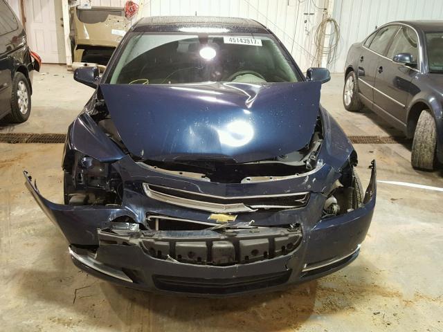 1G1ZH57B89F242607 - 2009 CHEVROLET MALIBU 1LT 蓝色 照片 9