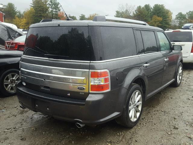 2FMHK6D87FBA09216 - 2015 FORD FLEX LIMIT BLACK photo 4