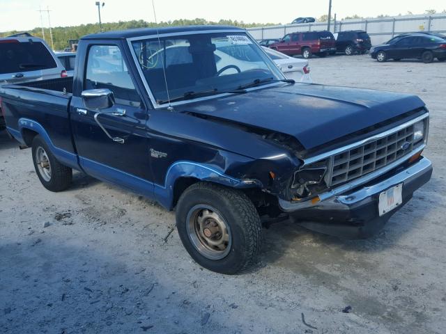 1FTBR10A1HUC03576 - 1987 FORD RANGER BLUE photo 1