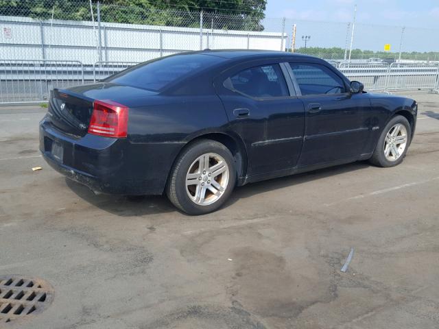 2B3KA53H46H252036 - 2006 DODGE CHARGER R/ BLACK photo 4