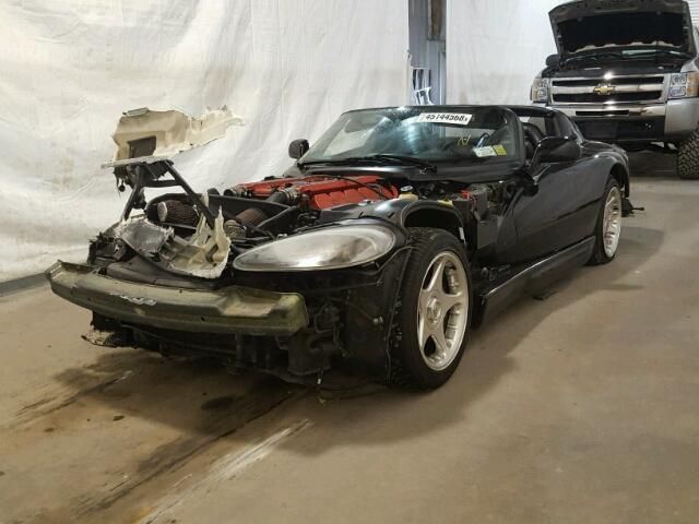 1B3ER65E1XV504624 - 1999 DODGE VIPER RT-1 BLACK photo 2