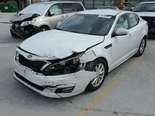 5XXGN4A74EG287951 - 2014 KIA OPTIMA EX WHITE photo 2