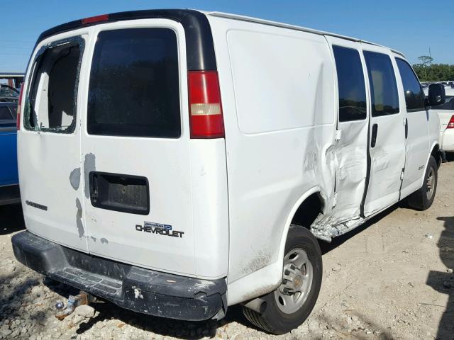 1GCGG25V951129494 - 2005 CHEVROLET EXPRESS G2 WHITE photo 4