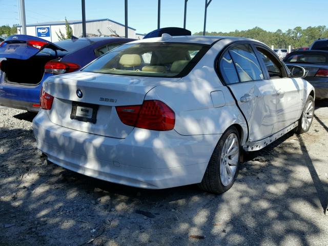 WBAPH5C50BF094051 - 2011 BMW 328 I SULE WHITE photo 4