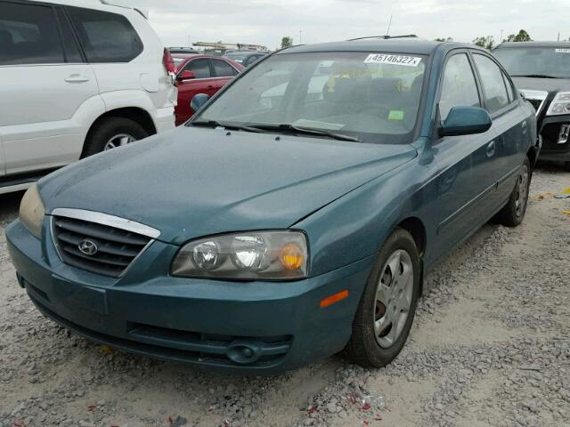 KMHDN46D66U269251 - 2006 HYUNDAI ELANTRA GL GREEN photo 2