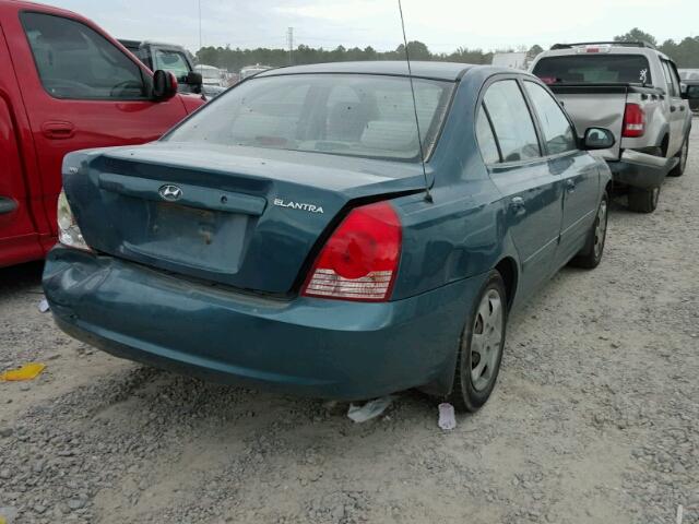 KMHDN46D66U269251 - 2006 HYUNDAI ELANTRA GL GREEN photo 4