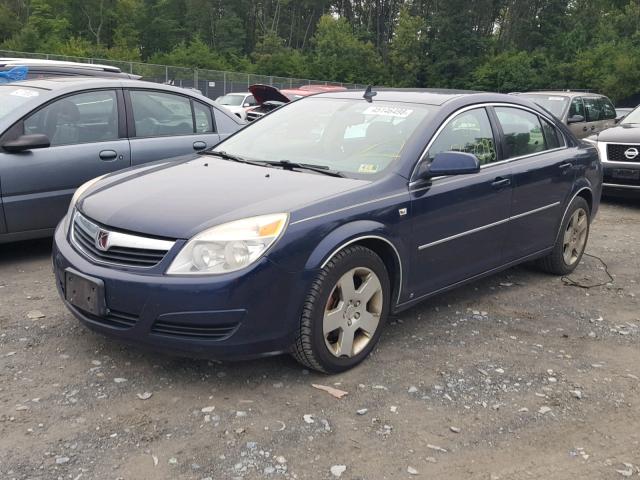 1G8ZS57B98F199719 - 2008 SATURN AURA XE BLUE photo 2