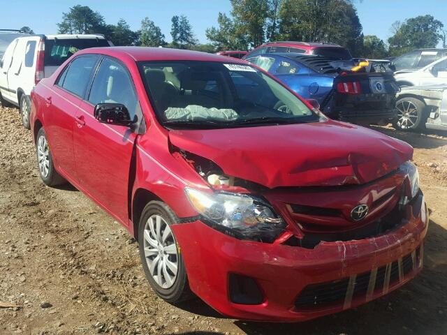 2T1BU4EE1CC887997 - 2012 TOYOTA COROLLA BA RED photo 1