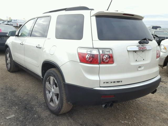 1GKER23D59J136965 - 2009 GMC ACADIA WHITE photo 3