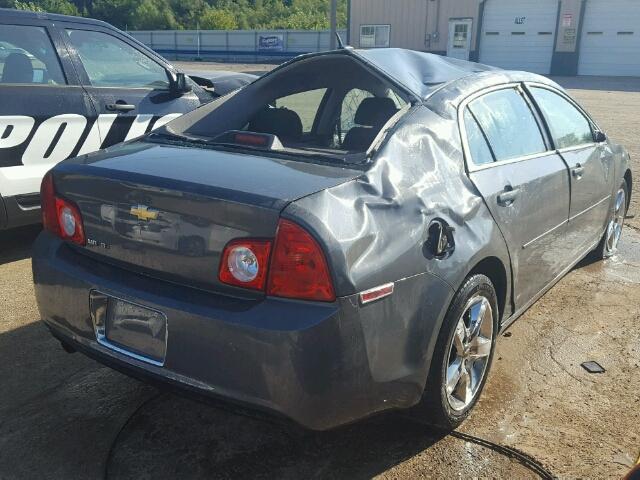 1G1ZH57B29F199379 - 2009 CHEVROLET MALIBU 1LT ნაცრისფერი ფოტო 4