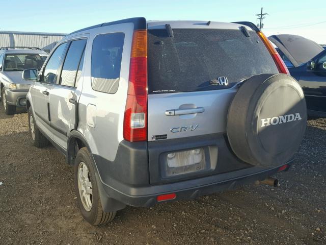 JHLRD78812C088298 - 2002 HONDA CR-V SILVER photo 3