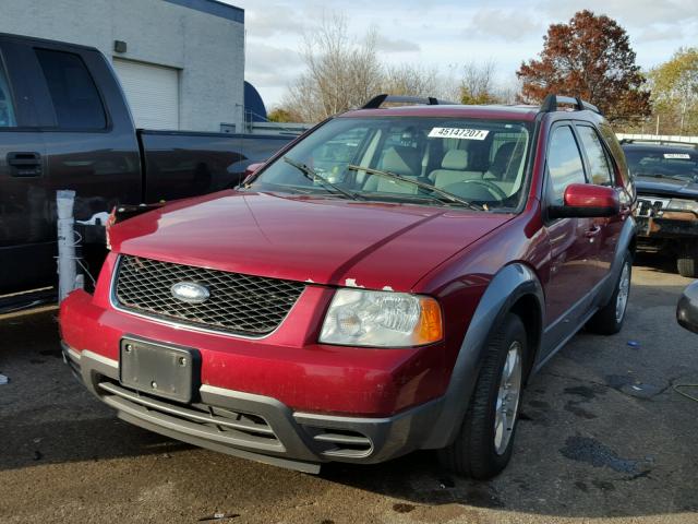 1FMZK02107GA09494 - 2007 FORD FREESTYLE MAROON photo 2