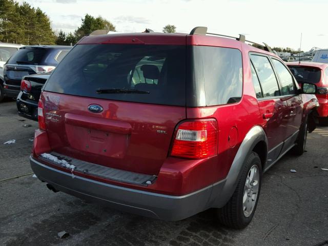 1FMZK02107GA09494 - 2007 FORD FREESTYLE MAROON photo 4