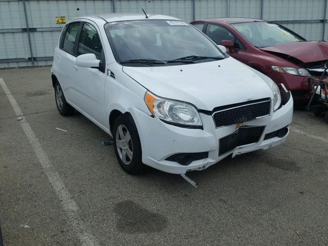 KL1TD6DE9BB138421 - 2011 CHEVROLET AVEO LS WHITE photo 1