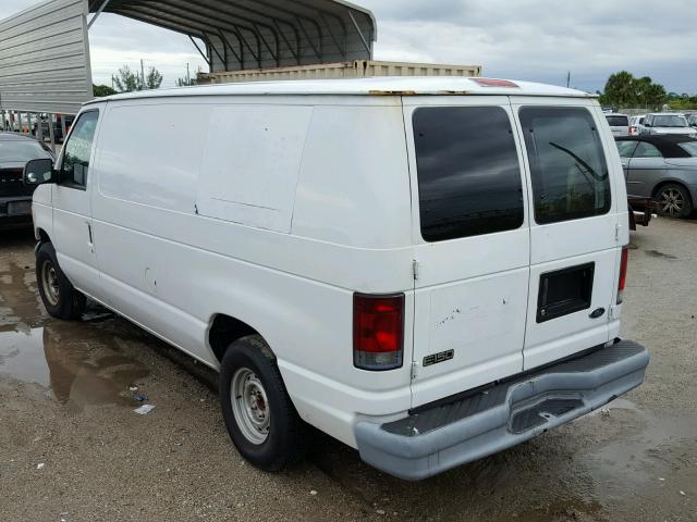 1FTRE14202HB26700 - 2002 FORD ECONOLINE WHITE photo 3