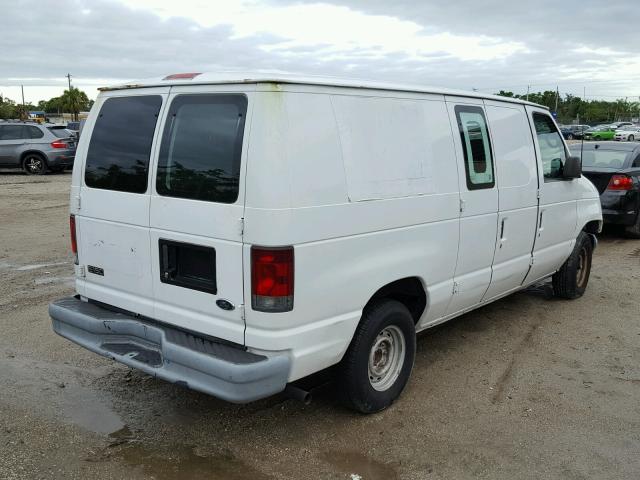 1FTRE14202HB26700 - 2002 FORD ECONOLINE WHITE photo 4