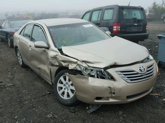 4T1BB46K28U037280 - 2008 TOYOTA CAMRY HYBR BEIGE photo 1