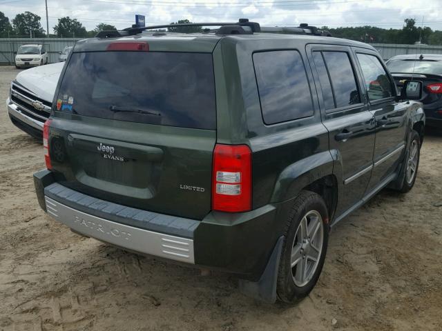 1J8FT48W08D682781 - 2008 JEEP PATRIOT LI GREEN photo 4