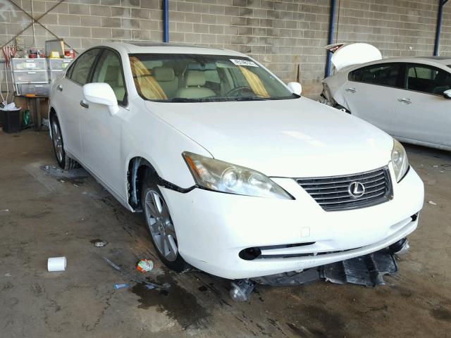 JTHBJ46G272066015 - 2007 LEXUS ES WHITE photo 1