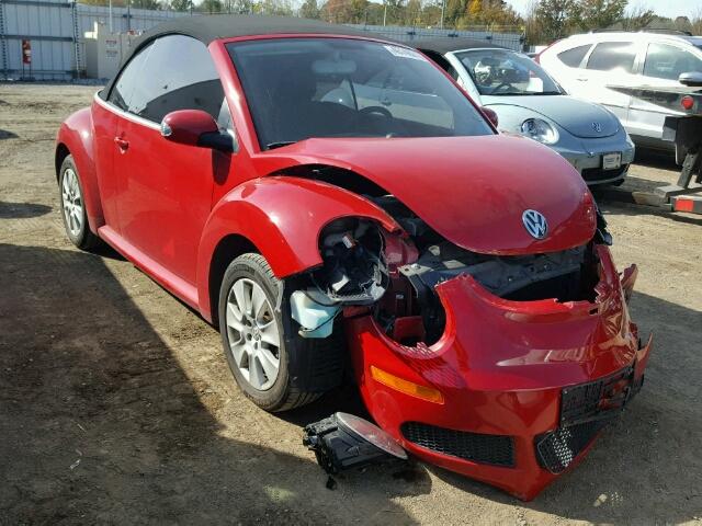 3VWRW3AL5AM005013 - 2010 VOLKSWAGEN NEW BEETLE RED photo 1