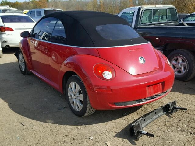 3VWRW3AL5AM005013 - 2010 VOLKSWAGEN NEW BEETLE RED photo 3