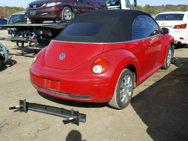 3VWRW3AL5AM005013 - 2010 VOLKSWAGEN NEW BEETLE 红色 照片 4