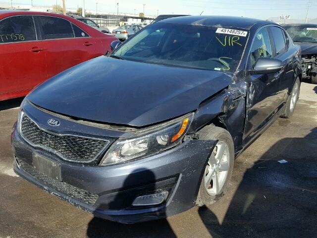 KNAGM4A7XF5594286 - 2015 KIA OPTIMA LX CHARCOAL photo 2